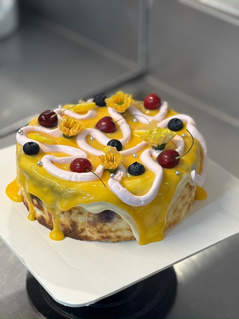 Blueberry Lemon Basque